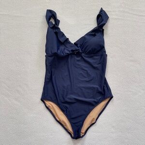 J. Crew One Piece Swimsuit Navy